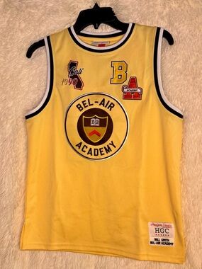 🔥 Headgear Classics “Bel-Air Academy” Jersey Youth Large NWT (Will Smith #14)